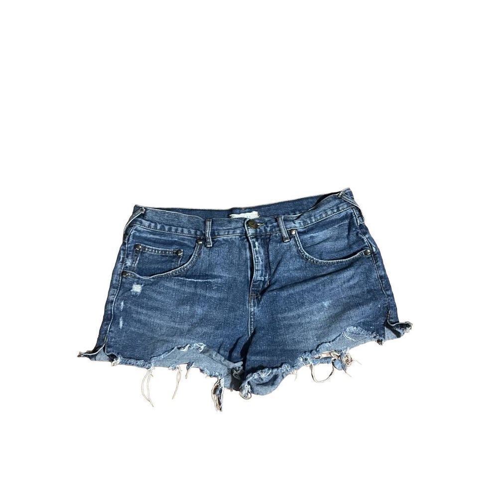 Free people Denim Cut off Distressed‎ jean shorts sz 29